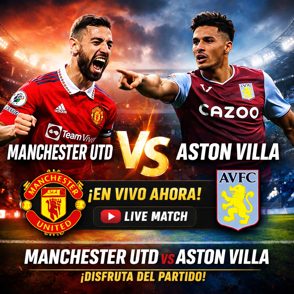 manchester united vs aston villa live match